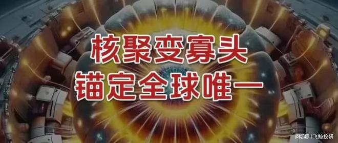 锚定全球唯一，核聚变寡头，接住泼天富贵！