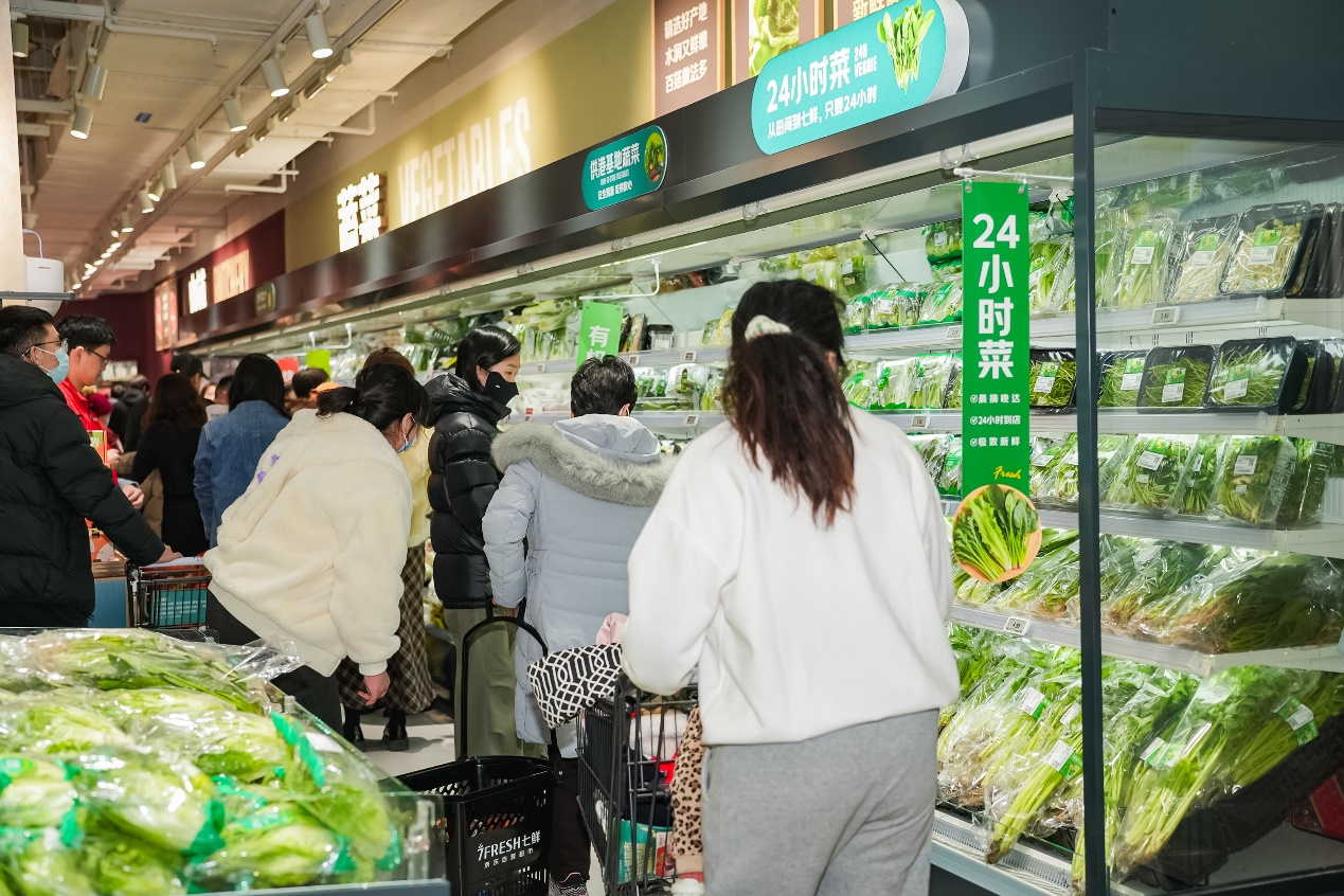 京东七鲜石家庄首店火爆开业，24小时菜、7日鲜蛋引市民抢购