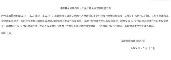 上海国资闪电接管淳厚基金，新管理层曝光(7)