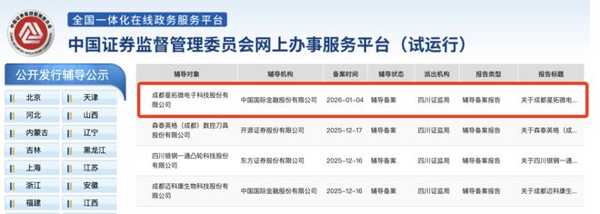 芯片“小巨人”星拓微电子启动上市辅导，实控人系“80后”电子科大女副教授