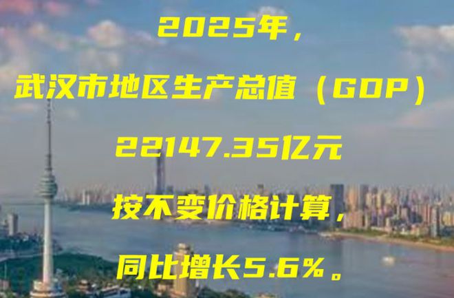 稳增5.6%！武汉GDP站稳2.2万亿(3)