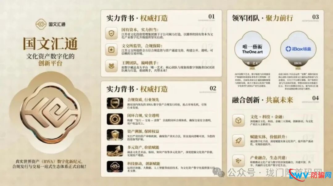 【风险预警】国文汇通打着国资文交所旗号，上线5个月，疯狂发展35万人，五亿体量资金！(1)