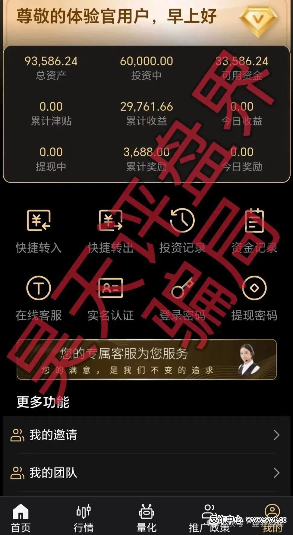 天鹰量化套牌杀猪盘骗局，远离境外资金盘！(1)