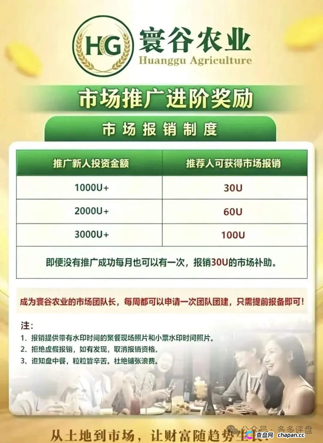 寰谷农业资金盘崩盘跑路倒计时！柬埔寨团伙优利商务换皮第四盘，合约跟单骗