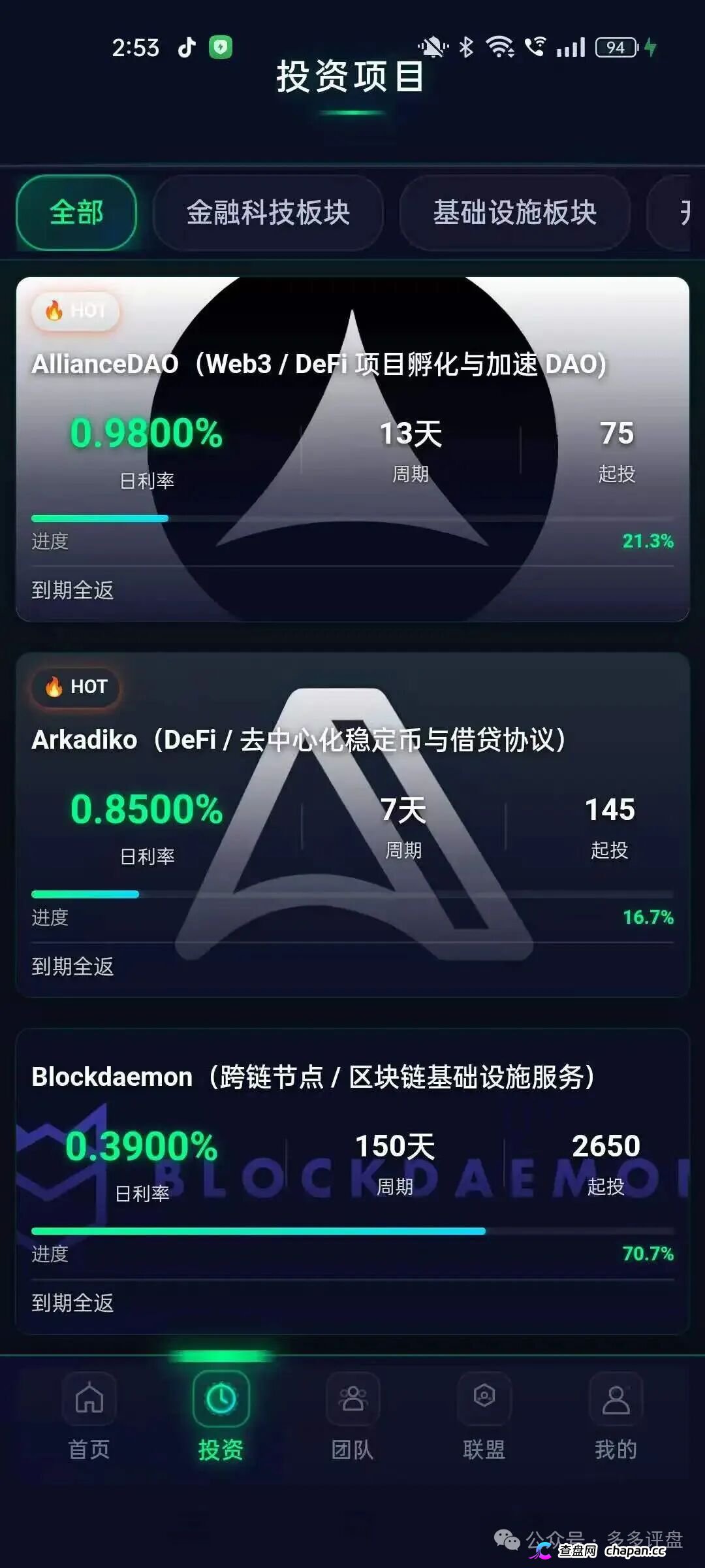 CoinShares套牌盘的H5模板价值三千块，你的积蓄正在给它续服务器费(4)